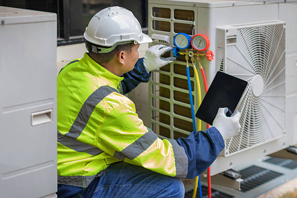 Professional Hvac technician working in Urbana, OH